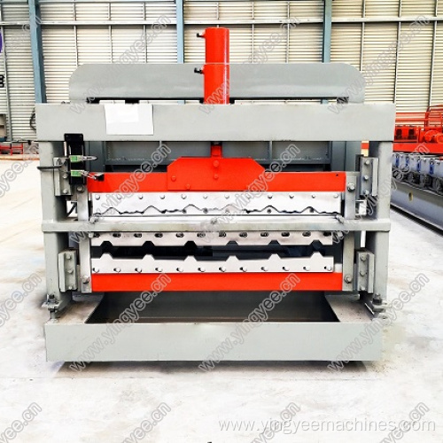 Common double layer roof sheet roll forming machine